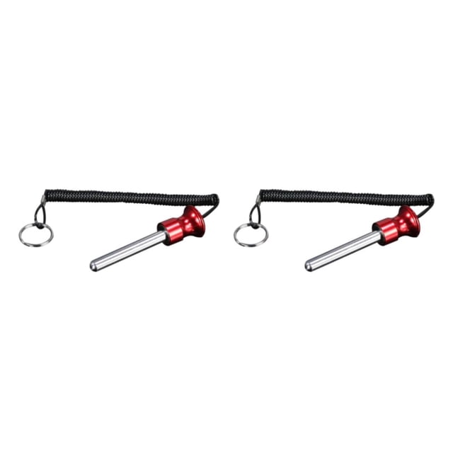 Transemion Universal Magnetic Weight Stack Pin for Versatile Fitness Training 10x80mm Red 2Set