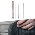 thumbnail image 1 of Juego de punzón de costura de cuero PU, herramientas de reparación de zapatos duraderas portátiles, reemplazables para suministros de costura de cuero Sin 10 Agujas BLESIY Punzón para coser marroquinería, 1 of 8