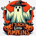 thumbnail image 3 of CafePress - I Teach Little Pumpkins Kids Baseball T Shirt - Kids Cotton Baseball Jersey, 3/4 Sleeve Shirt, 3 of 4