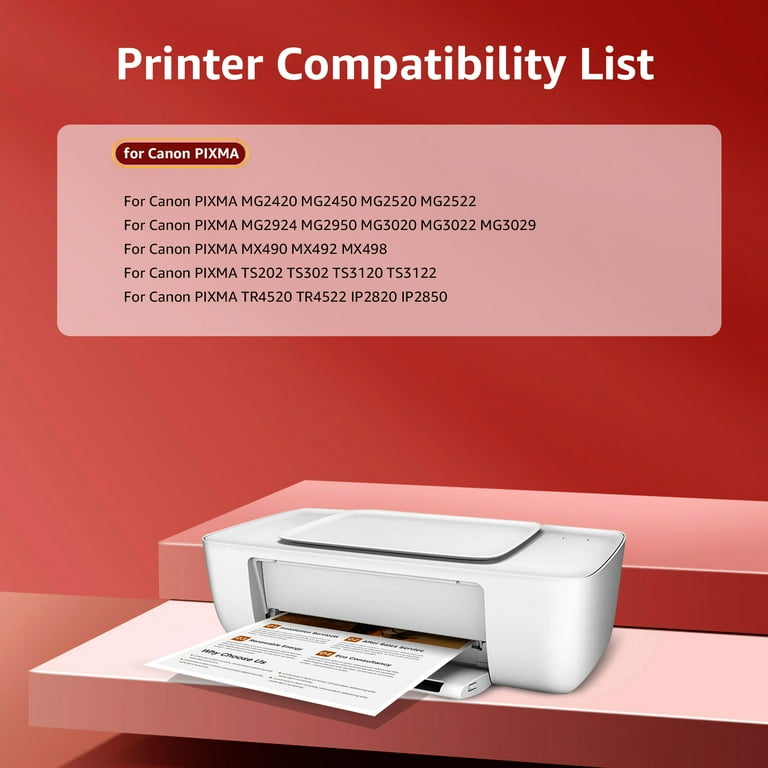 243XL PG-243 Black Ink Replacement for Canon MG2522 Ink Cartridge