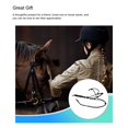thumbnail image 3 of Methold Horse Halter Adjustable Portable Knot Tie Collar Nylon Webbing Training Rope Wear-resistant Headstall for Outdoor Lawn Type3, 3 of 6