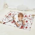 thumbnail image 2 of Red Christmas Gingerbread Man Pattern Blanket,Comfortable Soft Flannel Throw Blanket,All Season,Warm Lightweight Blankets for Sofa Bed Couch Living Room Chair,30"x40", 2 of 4