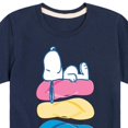 thumbnail image 3 of Peanuts - Summer Edition - Snoopy & Flip Flops - Toddler & Youth Short Sleeve Graphic T-Shirt, 3 of 5