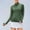 Army Green, variant on DAFPZW Women's Long Sleeve Workout Tennis Tops Quarter Zip Pullover Slim Fit Athletic Golf Shirts Quick Dry Sun Protection