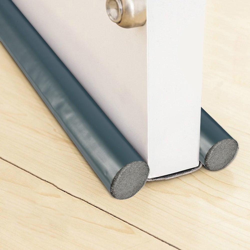 Door Draft Stopper Weather Stripping,Door Sweep,Adjustable Under Door