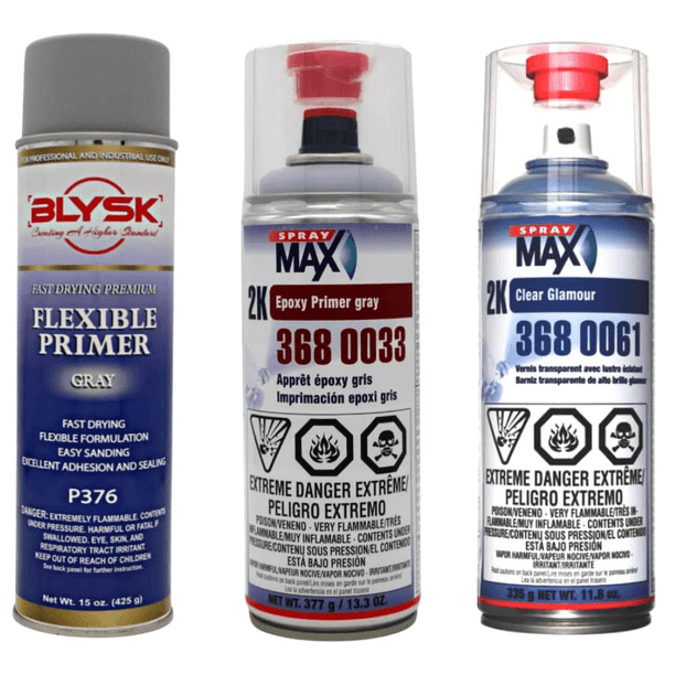 Blysk Bundle- Spray Max 2K Clear Glamour with Very High Chemical for ...