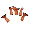 thumbnail image 1 of 5 marionetas de dedo con cabezas de animales, juguetes para dedos, rellenos de piñatas, decoraciones. Triceratops Amarillo, 1 of 9