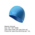 thumbnail image 7 of SPRING PARK Silicone Swim Cap,Comfortable Bathing Cap Ergonomic Swimming Cap for Women and Men for Adults Long Hair, 7 of 7