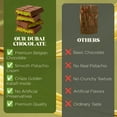 thumbnail image 3 of Ceres Gourmet Dubai Milk Chocolate Kunafa Pistachio Bar Crispy 3-Pack 3 x 7oz, 3 of 9