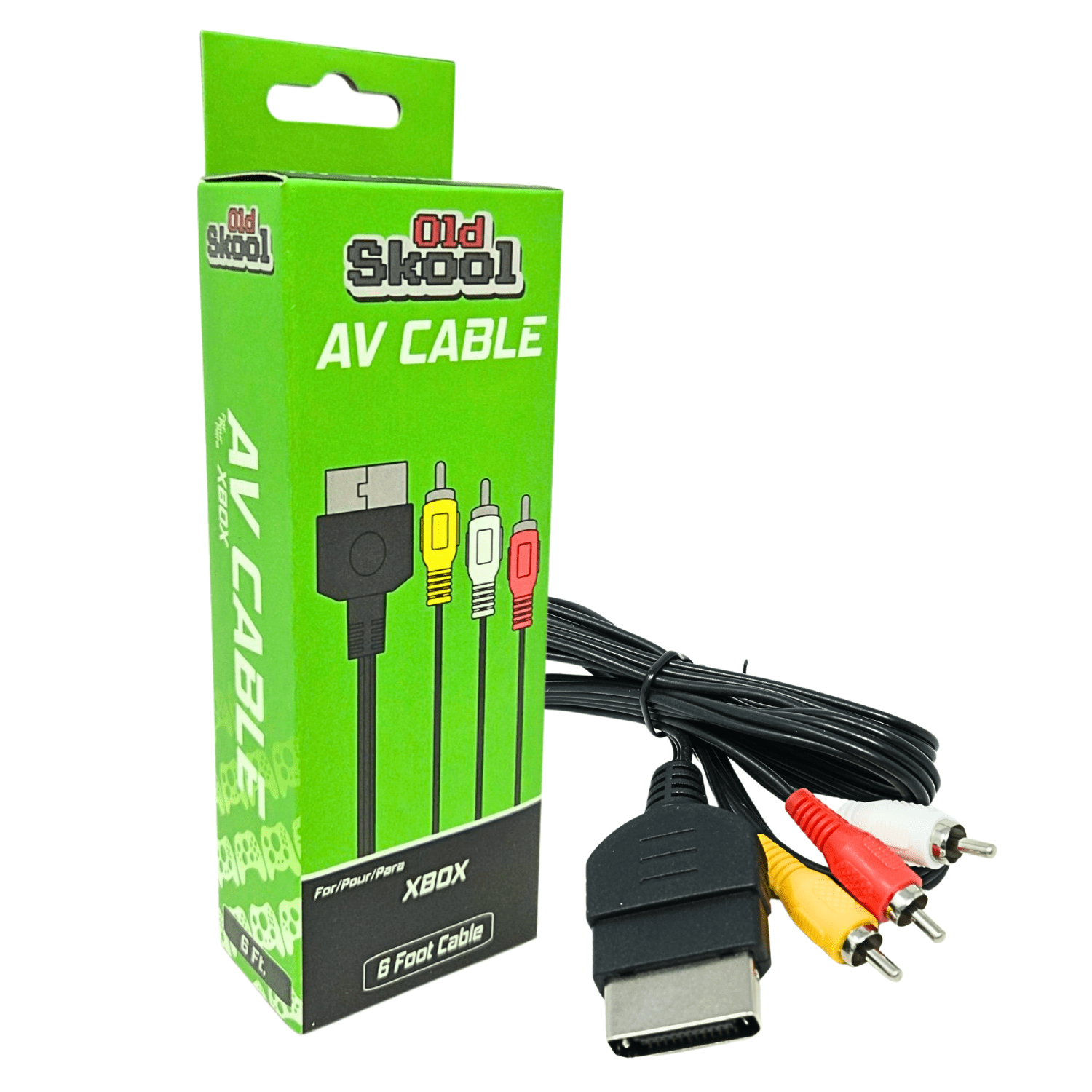 Composite AV Cable for XBox 360 E by Mars Devices - Walmart.com