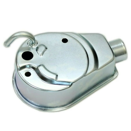 Saginaw Pump - White Zinc Saginaw Power Steering Pump Reservoir Bolt On For Chevy GM SBC BBC