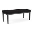 thumbnail image 1 of Lenox Steel Reception Waiting Room 2-Seat Bench / Charcoal Steel / Black, 1 of 5