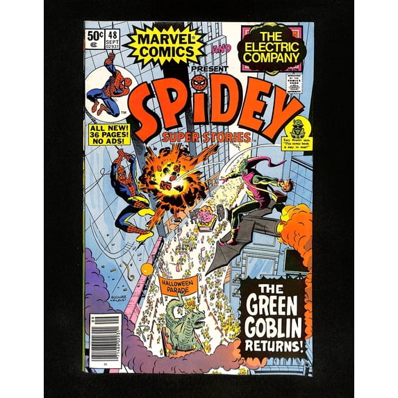 Spidey Super Stories #48 NM 9.4 Spider-Man Green Goblin! Comic Book