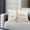 thumbnail image 2 of Decorative Throw Pillow Covers Set of 4 Light Khaki Pillow Covers 20x20 inchThrow Pillow Cases Linen Pillow Case，Modern Farmhouse Outdoor Pillow Covers for Couch Sofa Living Room Bed Car, 2 of 6