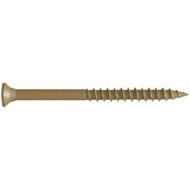 FastenMaster FMGD00375 75 Pack, 3 in. Gold Color Deck Screws