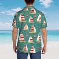 thumbnail image 4 of Susaid Yachts And Buoys Print Hawaiian Shirts for Men Women,Hawaiian Summer Short-Sleeve Casual Relaxed-Fit Button-Down,X-Large, 4 of 7