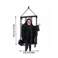 thumbnail image 6 of AZXY Hanging Cage Skeleton Ghost Halloween Decorations, Halloween Yard Decor Halloween Outdoor Decor, Halloween Skeletons Decor For Front Porch Lawn Party, Spooky Hanging Wall Ornament Supplies, 6 of 6