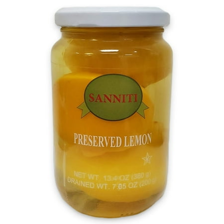 (3 Pack) Sanniti Preserved Lemons - 13.4 oz (Best Way To Preserve Vegetables)
