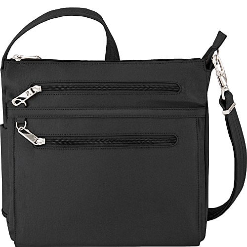 Travelon AntiTheft Essential North/South Bag Small Nylon Crossbody