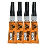 Gorilla Glue Original Brown Polyurethane Glue 3g (.11 ounces) Mini Tubes, 4 Pack