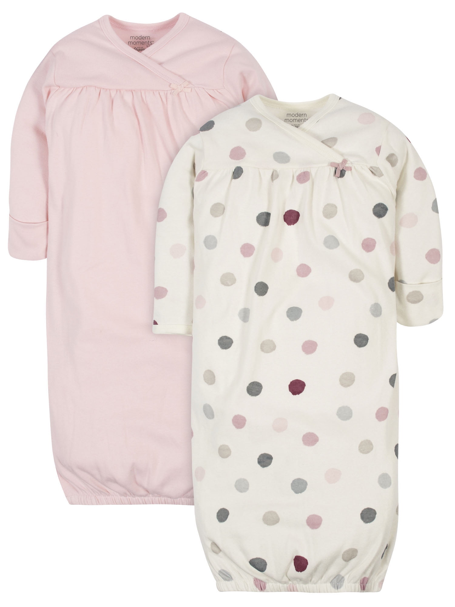 Gerber Baby Girls 2-Pack Gown 