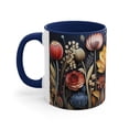 thumbnail image 3 of Gulf Coast Online 3D Floral Mug 11oz Ceramic Accent Coffee Mug Tea Cup Gift, 3 of 4