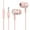 Pink, variant on LBECLEY Hyper Quad X Earphones in Ear Headphones with Microphone 3.5Mm Wired Earbuds for Ios and Android Smartphones Laptops Mp3 Gaming Walkman Stereo Headphones with Microphone for Phone White