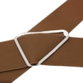 thumbnail image 3 of Buyless Fashion Suspenders for Men - 48" Elastic Adjustable Straps 1 1/4" - X Back, 3 of 7