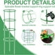 thumbnail image 3 of Enrejado Plantas Tomate para Jardín Jaula Redonda Tomates Columna Plástico Soporte Vid, 3 of 9