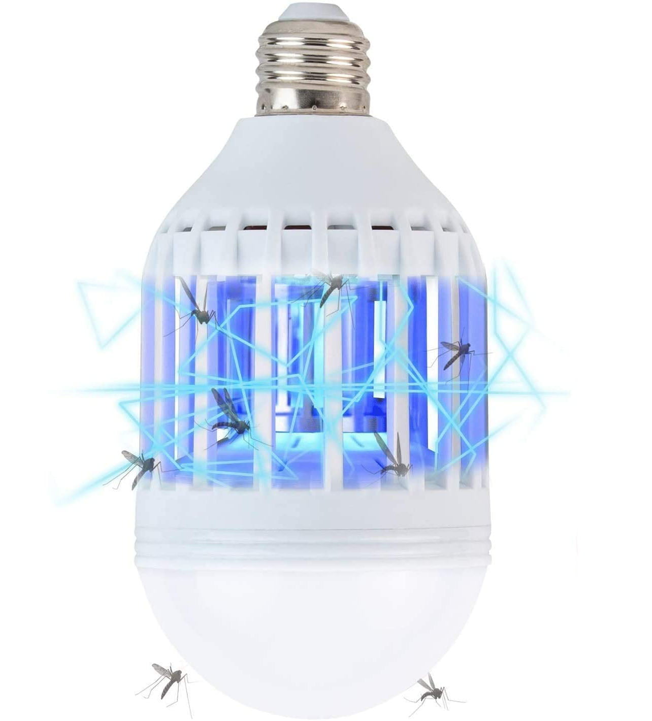 AC 110V-220V LED Mosquito Killer Lamp Light Bulb Home Indoor Bug  Insect Zapper 