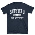 thumbnail image 1 of Suffield Connecticut Classic Established Men's Cotton T-Shirt, 1 of 1