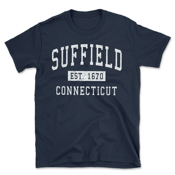 Suffield Connecticut Classic Established Men's Cotton T-Shirt