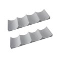 thumbnail image 5 of KAJNBN 2Pcs Grey Wine Rack With Anti-Skid Bottom For Kitchen And Cabinet Bottle Display Rack, 5 of 8