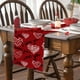 thumbnail image 4 of Manteles, mantel de picnic, mantel de San Valentín, mantel con letras blancas y rojas, mantel estampado, decoración para fiestas, manteles, manteles, 4 of 7