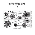 thumbnail image 4 of Adhesivo de pared negro con silueta de mariposa y diente de león, 29 x 90 cm, 4 of 4