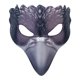 thumbnail image 1 of Máscara de media cara Máscara de pájaro Máscara de cuervo Máscara de Halloween Máscara de mascarada Suministros para fiestas, 1 of 3