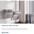 thumbnail image 2 of Elkay Wall Mount Bi Level Versatile 8 GPH Indoor Water Cooler Fountain, Gray, 2 of 7