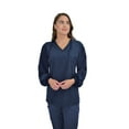 thumbnail image 3 of Green Town Scrubs for Women - Hoodie Pull-Over Scrub Jacket, 4 Pockets, Lightweight, Stretch Fabric, Easy Care, 3 of 6