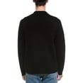 thumbnail image 2 of Bruno Magli mens  Merino Wool Cardigan, XXL, Black, 2 of 3