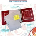 thumbnail image 4 of Meadowsweet Kitchens 115" x 115" 325" D-Ring Binder with 12 Tab Dividers & Labels, Burgundy, 4 of 9