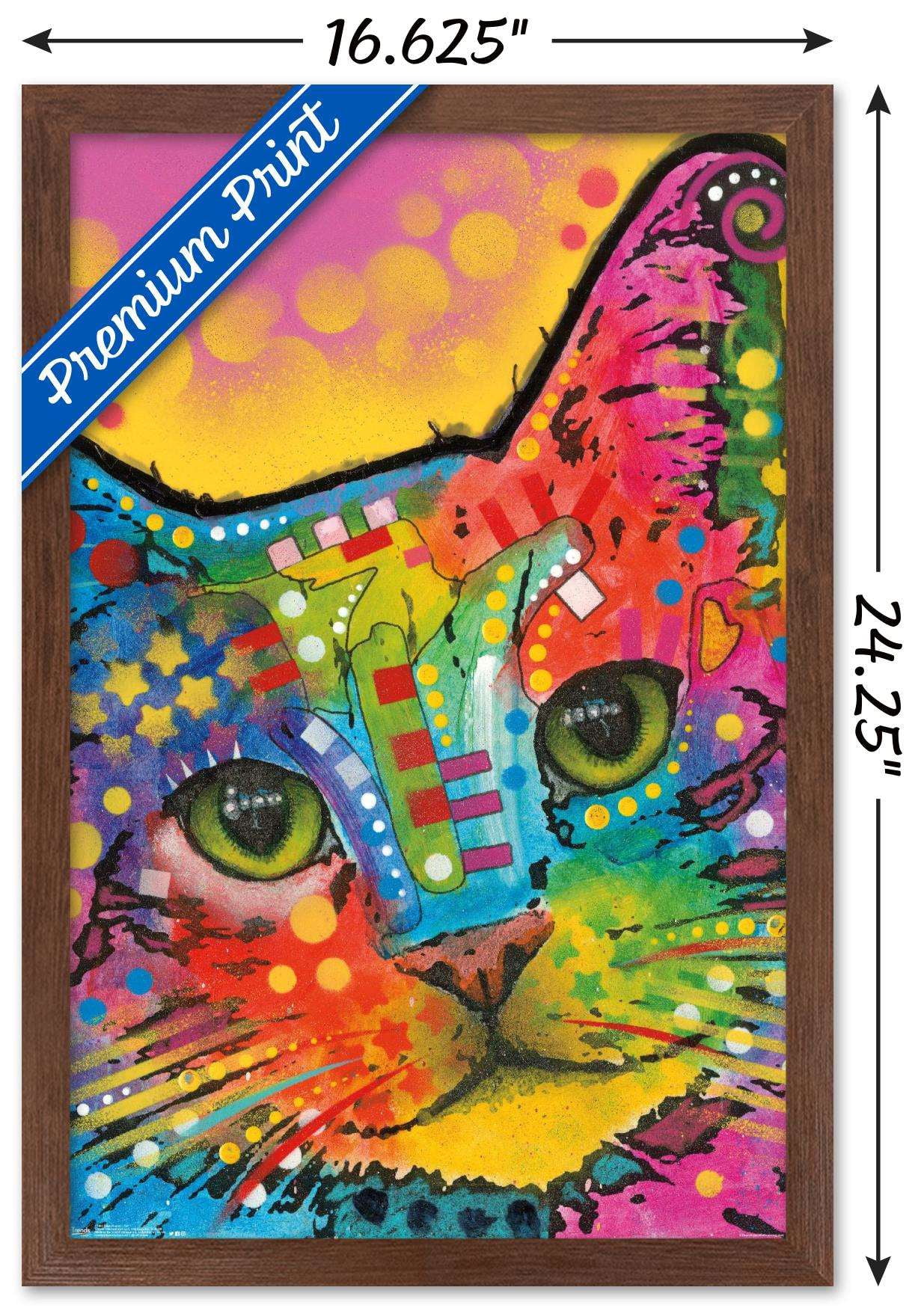 Dean Russo - Cat Wall Poster, 14.725" x 22.375", Framed