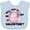 AE-Light Blue, variant on Inktastic Axolotl Will You Be My Valentine with Red Hearts Boys or Girls Baby Bib