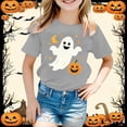 thumbnail image 2 of RMGVDSD Halloween Pumpkin Shirts Boys Short Sleeve T Shirts Casual Fashion Tee Shirt - Kids Tops T-Shirt Comfortable Wear 4-5 Years, 2 of 4