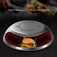 thumbnail image 6 of Cover Dome Basting Melting Griddle Cheese Grill Steam Lid Steak Burger Steaming Metal Grilling Press Bacon Round, 6 of 7