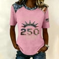 thumbnail image 2 of Youpwaven America 250th Anniversary USA Shirt Merchandise for Women, We the People 1776-2026 Patriotic Top, USA Flag Commemorative Tee, 2 of 5