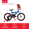 thumbnail image 5 of Huffy 16" Marvel Spider-Man Kids' Bike, Fits Riders 3'5" - 4'0", Red, Child, Boy's, 5 of 15