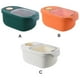 thumbnail image 5 of Bewildely Contenedor de almacenamiento de arroz ABS, resistente a impactos, resistente a desgarros, cubo de almacenamiento con tapa a prueba de Almacenamiento y organización del hogar Verde 5 kilos, 5 of 6