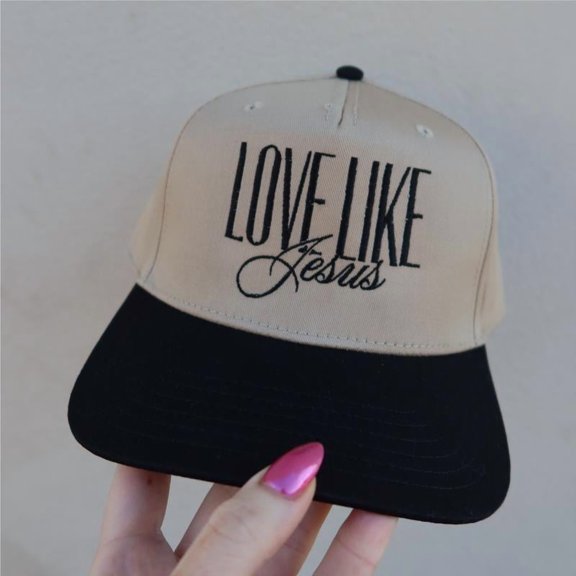 Love Like Jesus Embroidered Hat, Faith-Inspired Fashion Accessory for Christian Events, Worship, and Casual Streetwear, Ideal Gift for Believers