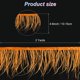 thumbnail image 3 of Fleco de Plumas de Avestruz Uxcell, 2 Yardas 4-6" Fleco de Plumas Natural y Esponjoso para Manualidades [Naranja], 3 of 7