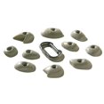 thumbnail image 1 of Nicros  Micros Diff-Tex Footchips 1 Tick Handholds - Grey, 1 of 1